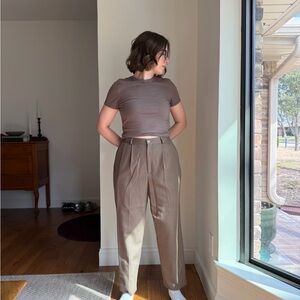 Briggs New York Taupe Trousers